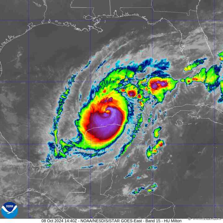Tropical tracker: Category 4 Hurricane Milton takes aim at Florida