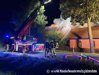 Schornsteinbrand greift auf Wohnhaus über