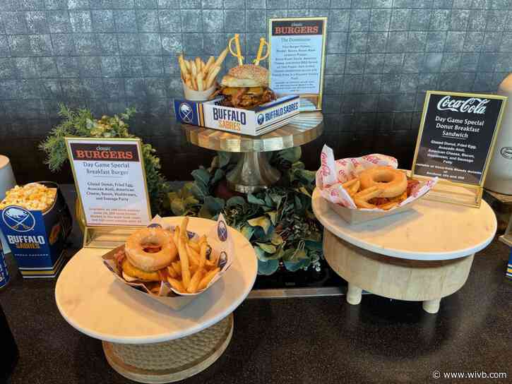 "The Dominator" burger, more dessert options highlight new food offerings at Sabres' games