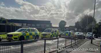 Major road CLOSED as man rushed to hospital after Hornchurch crash