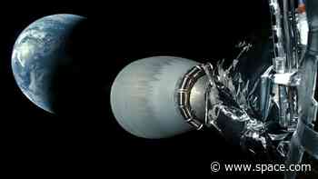 SpaceX rocket snaps amazing views of Earth during Hera asteroid probe launch (photos)