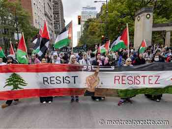 Police report no arrests, two incidents at Oct. 7 protests in Montreal