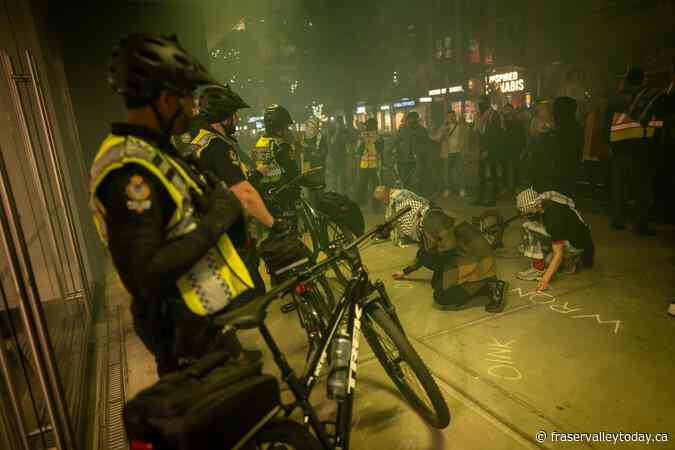 Leaders condemn ‘hateful rhetoric’ at B.C. pro-Palestinian protest on Oct. 7