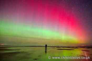 North Shields couple takes a chance to capture one-of-a-kind Northern Lights photo