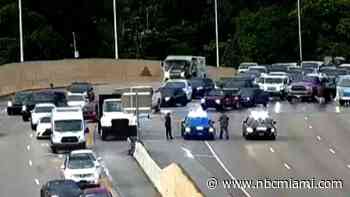 Lanes reopen after crash shuts down Dolphin Expressway westbound