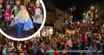 ‘Smiles all around’ as historic torchlight procession returns to town - in pictures