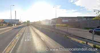 Man taken to hospital after crash on busy Barking road