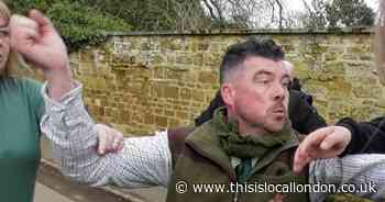 Violent thug caught punching hunt saboteur in the face spared jail