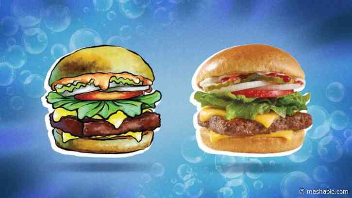 Wendy's Krabby Patty: Does it look like the cartoon burger in 'SpongeBob SquarePants'?