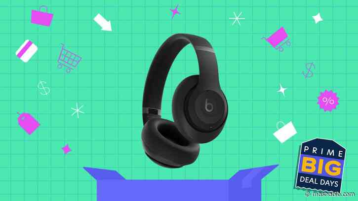 The all black Beats Studio Pro headphones are down by 51% on October Prime Day
