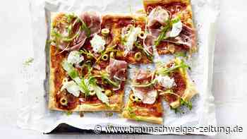 Flinke Antipasti-Tarte mit Büffelmozzarella