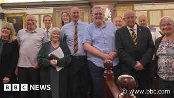 Award-winning fundraiser is town's youngest freeman