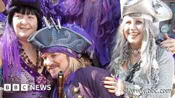 Fun-loving pirates invade seaside town