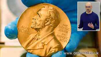 Nobel Prize in Chemistry is awarded to three scientists who 'cracked the code' for proteins' intricate structures -including the boss of British AI firm DeepMind