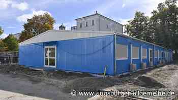 Container für die Kita Katharinenanger sind aufgebaut