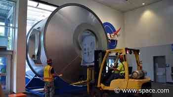 Gateway gift: Northrop Grumman delivers lunar-orbit hab for Space Center Houston display