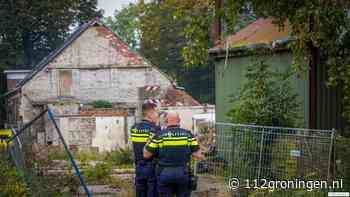 Hooibalen in brand gestoken bij de Westerlaan in Weiwerd
