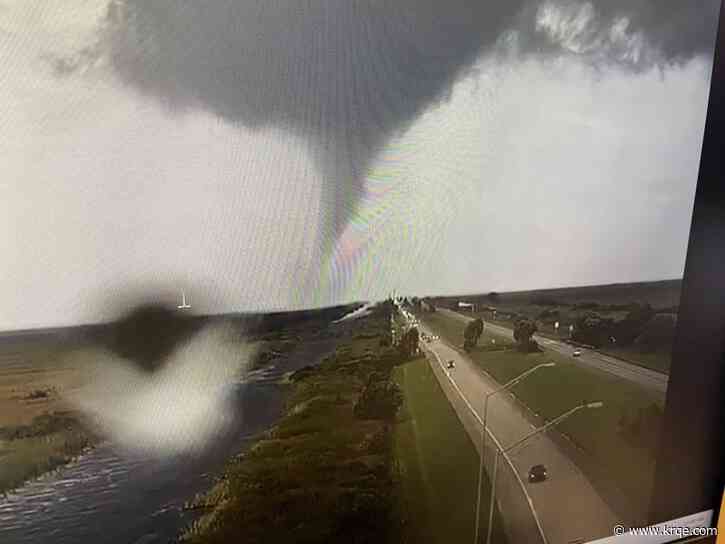LOOK: Tornado crosses Florida interstate as Hurricane Milton churns closer
