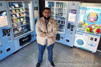 Jungunternehmer aus Bad Oeynhausen eröffnet Automaten-Kiosk