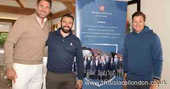 Sports stars appear at fundraising golf tournament for school