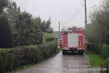 Brandweer snelt massaal naar hoeve voor kuilgas