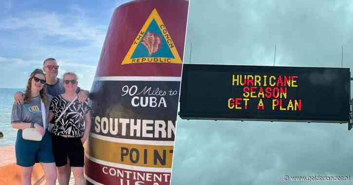 Orkaan Milton op komst in Florida, maar Meggie (25) is daar nu juist voor een bruiloft: ‘Moesten halsoverkop naar veilige plek’