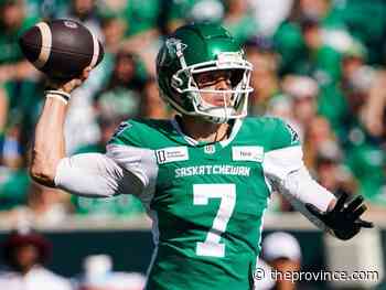 B.C. Lions, ‘Riders set to meet with second in West Division at stake