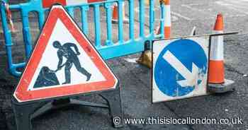 The A20 road closures near Sidcup which may cause delays for drivers