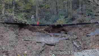 Officials give an update on the cleanup of the Blue Ridge Parkway