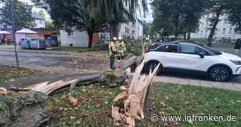 Ex-Hurrikan Kirk zieht über Franken: Das sind die Schäden