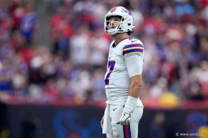 'He’s got the weight of the whole city on his back': Josh Allen takes responsibility for struggling Bills offense