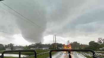 Fla. firefighters rescue people trapped in rubble from tornado created by Hurricane Milton