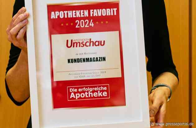 "Apotheken-Favoriten 2024": Apotheken Umschau ist spitze