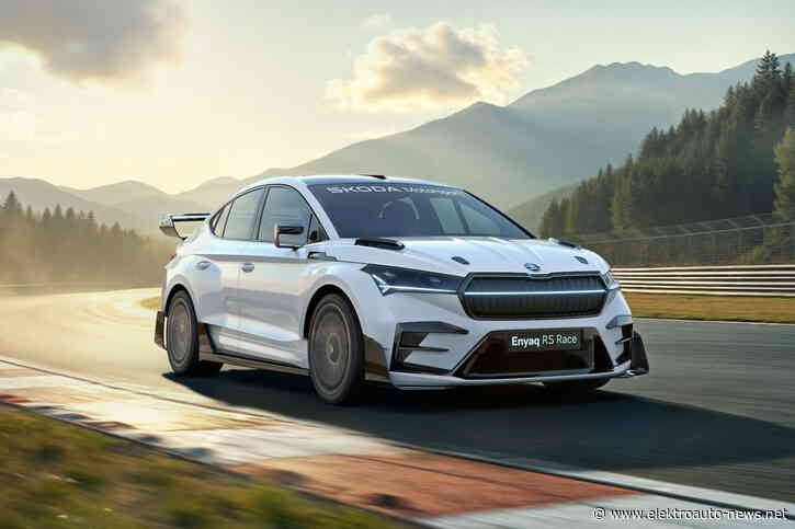 Škoda zeigt Rally-Elektroauto Enyaq RS Race