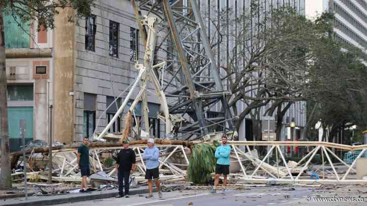 Hurricane Milton plows across Florida, pounding cities and whipping up tornadoes. At least 4 dead