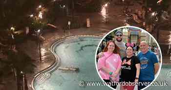 Family stuck inside Orlando hotel amid 100mph Hurricane Milton