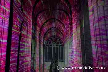 Light and sound spectacular Space make its debut in Durham Cathedral