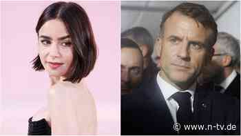 "Wir werden hart kämpfen": Macron fordert: "Emily in Paris" muss in Frankreich bleiben