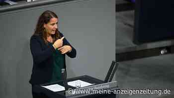Gehörlose Abgeordnete gebärdet erste Rede im Bundestag