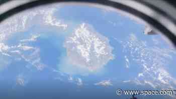 Chinese astronauts zoom in on their nation's launch sites from orbit (video)