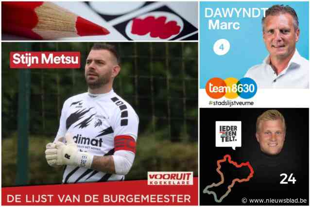 VAN VOETBALVELD NAAR STEMHOKJE. Voetballers verkiezen één keer politiek succes boven drie punten: “Op training roepen ze al ‘burgemeester’ naar mij”