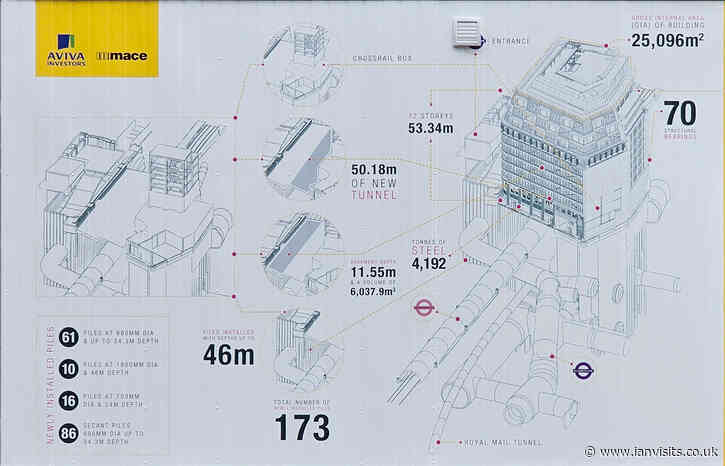 Peek beneath Liverpool Street: Building site displays intricate tunnel layouts