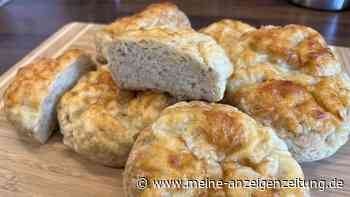 Herzhafte Magerquark Käsebrötchen