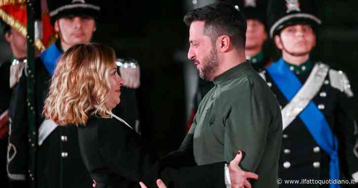 Meloni riceve Zelensky a Roma: incontro bilaterale durante il tour europeo del presidente ucraino