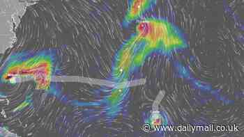 Hurricane tracker reveals latest on Nadine and Leslie - as one is upgraded and the other diminishes off Florida