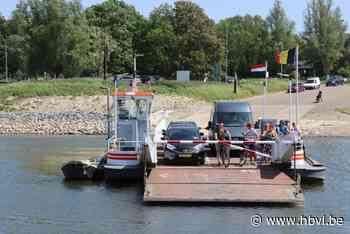 Veerpont op de Maas sinds donderdagavond uit de vaart door plotse hoge waterstand