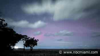 A rare sight: Northern lights visible in Florida amid geomagnetic storm