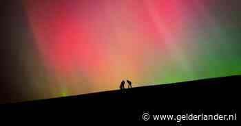 Noorderlicht met blote oog te zien in noorden en oosten