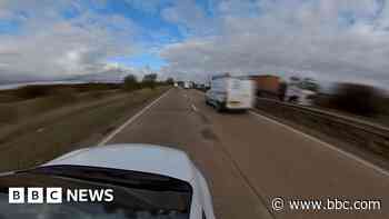 Watch: A sped-up drive on England's worst A-road