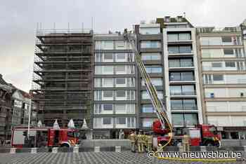 Brandweer moet tussenkomen voor vlammen op dak van appartementsgebouw op Rubensplein